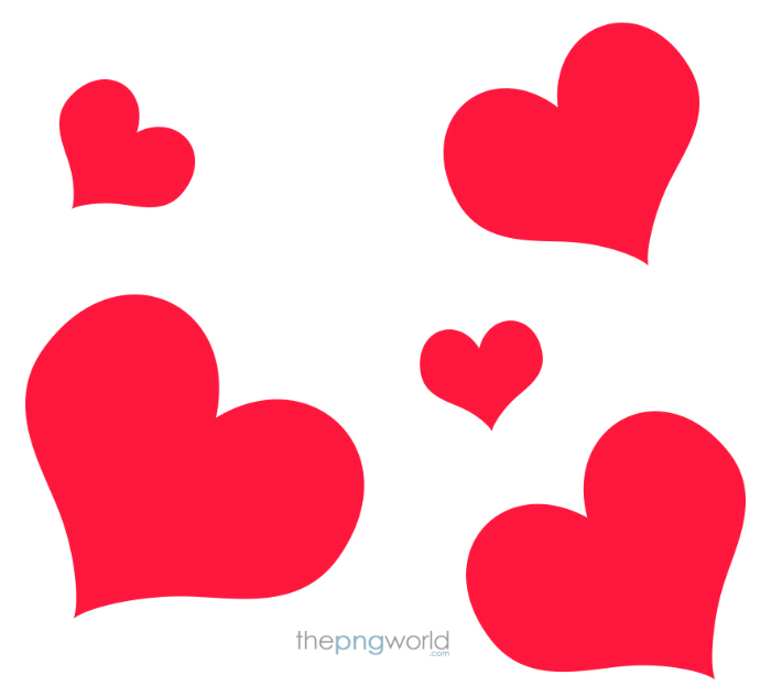 Cute Multiple Red Heart Spread Transparent PNG heart,shape,love,relationship,gift,loved one,i love you,icon,symbol,transparent,png,vector,hd,cool,red,cute